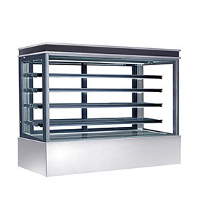 Cafe Shop Display Glass Bakery Cake Refrigerated Vending Chiller